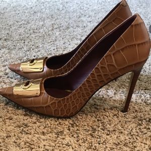 Coach Snakeskin Pumps Size 7.5